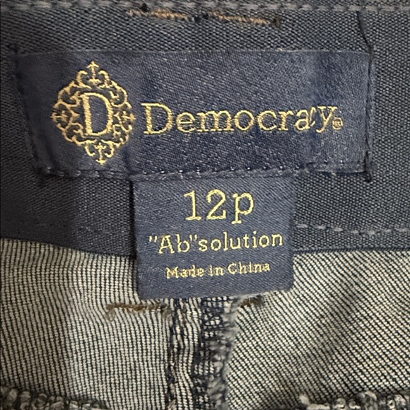 Democracy Dark Blue Flare Jeans - Picture 3 of 7